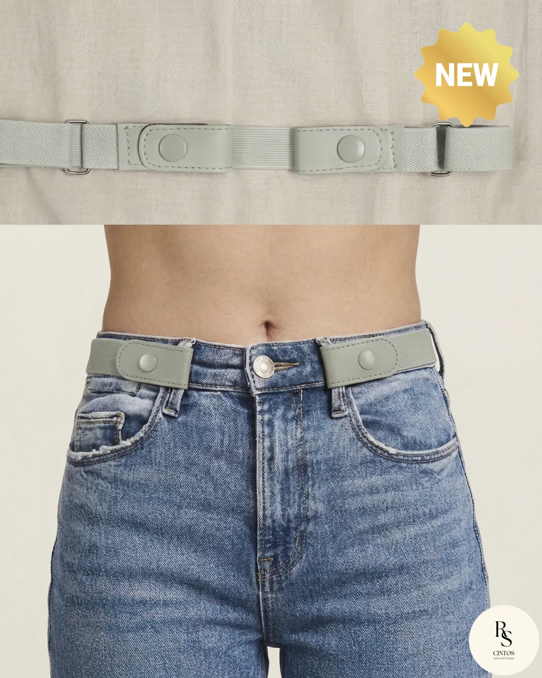 Cinto sem fivela